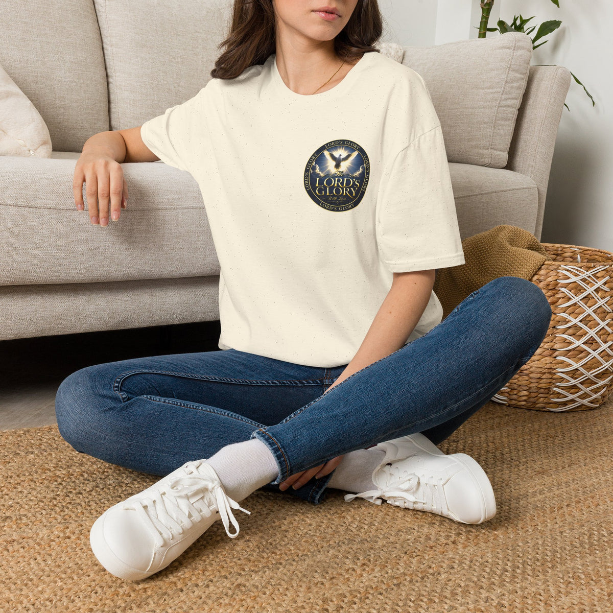 Lord's Glory with Lori Dove T‑Shirt — Christian Faith Logo Tee