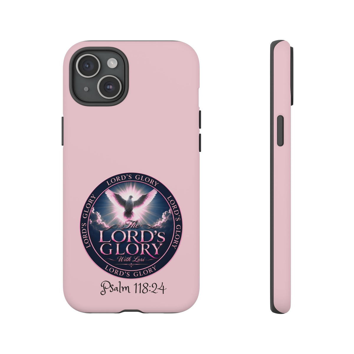 Christian Phone Case – "Lord's Glory with Lori" Dove Design Tough Case (Protective Phone Cover)