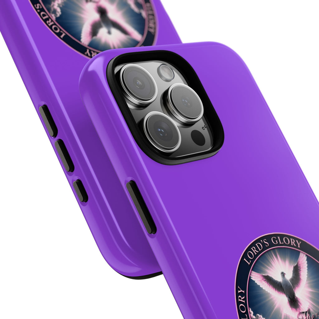 Christian Phone Case – "Lord's Glory with Lori" Dove Design Tough Case (Protective Phone Cover)