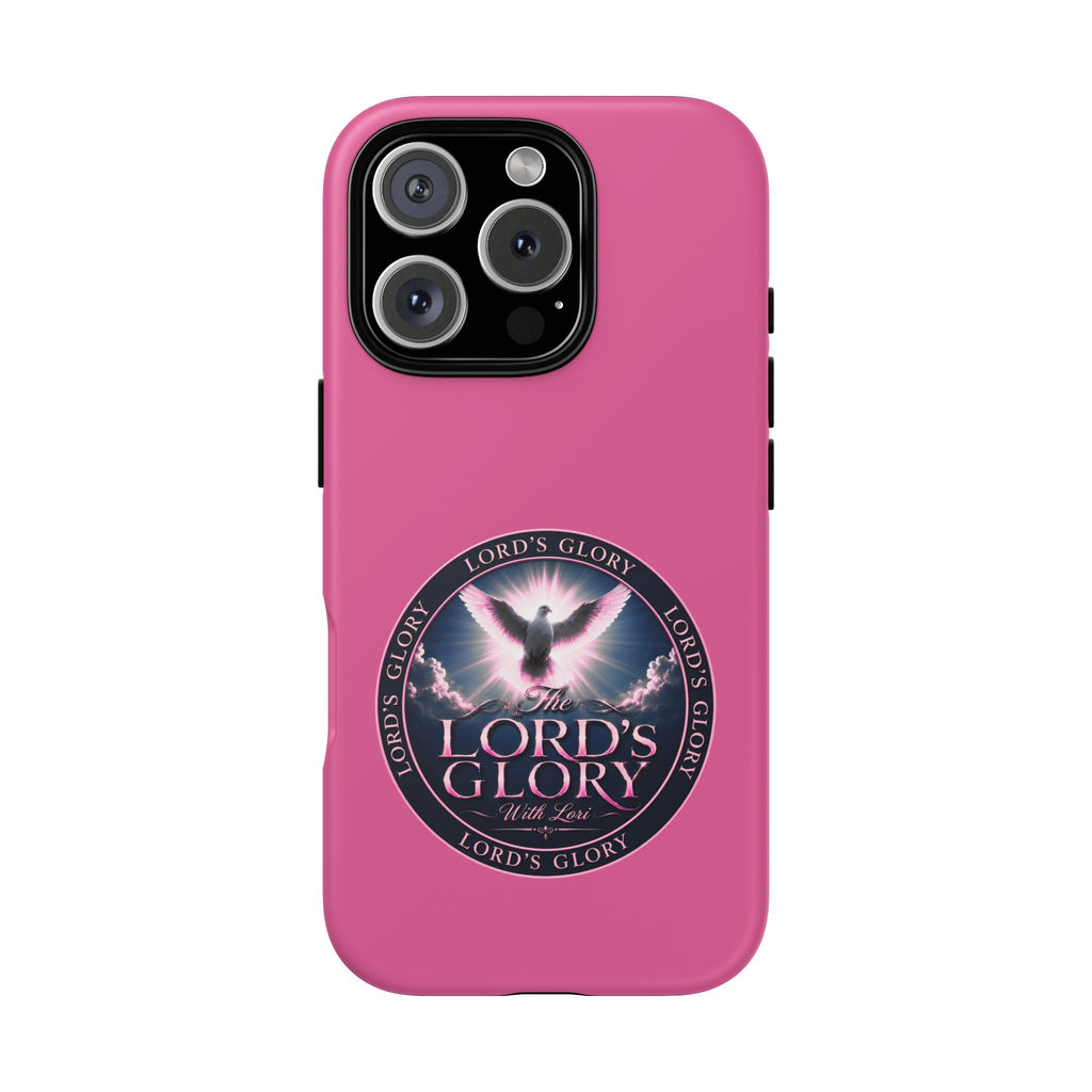 Christian Phone Case – "Lord's Glory with Lori" Dove Design Tough Case (Protective Phone Cover)