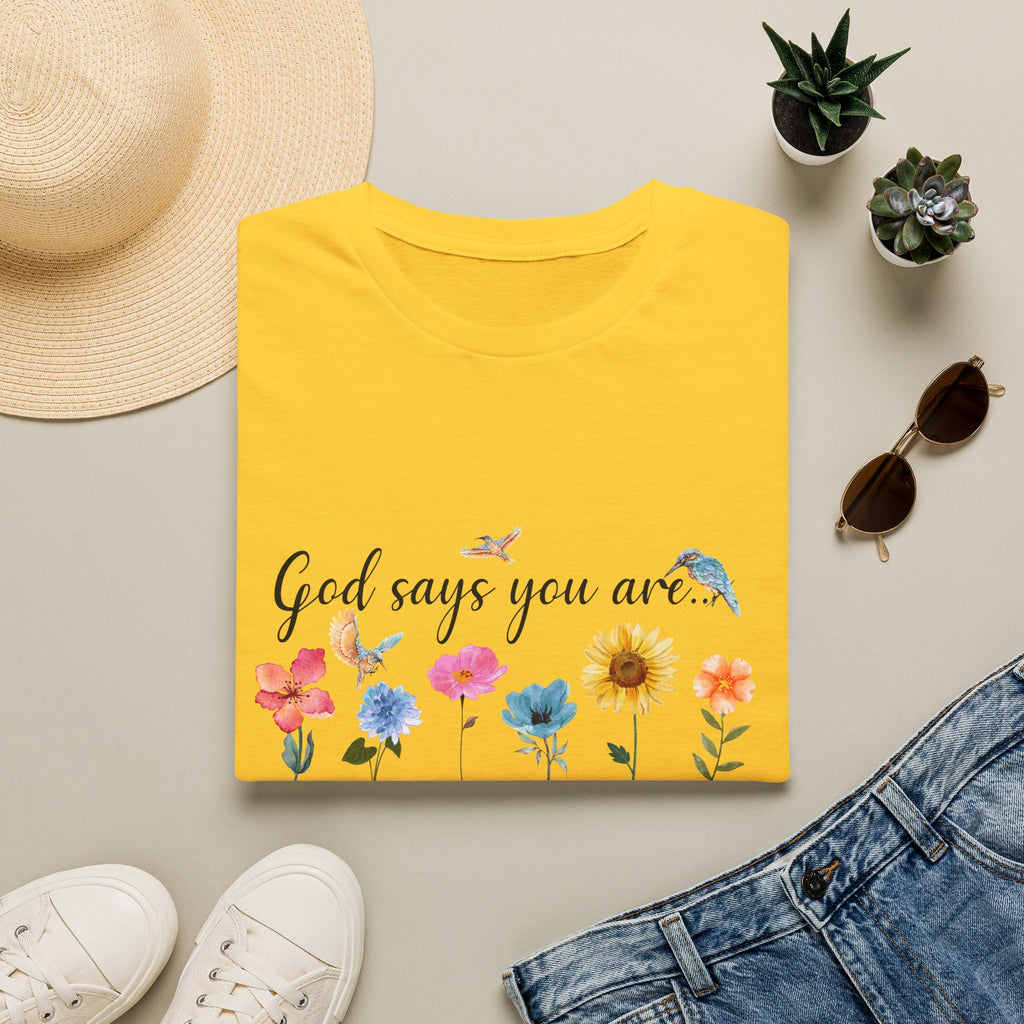 God Says You Are Loved Wildflower T-Shirt
