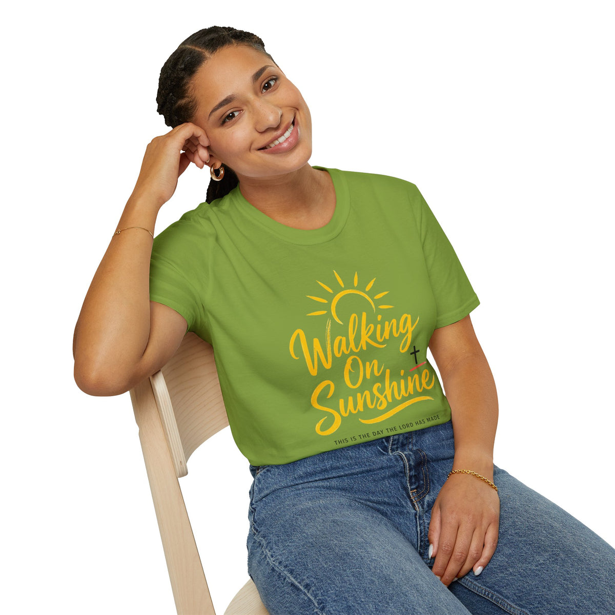 Walking on Sunshine Psalms 118:24 Softstyle T-Shirt