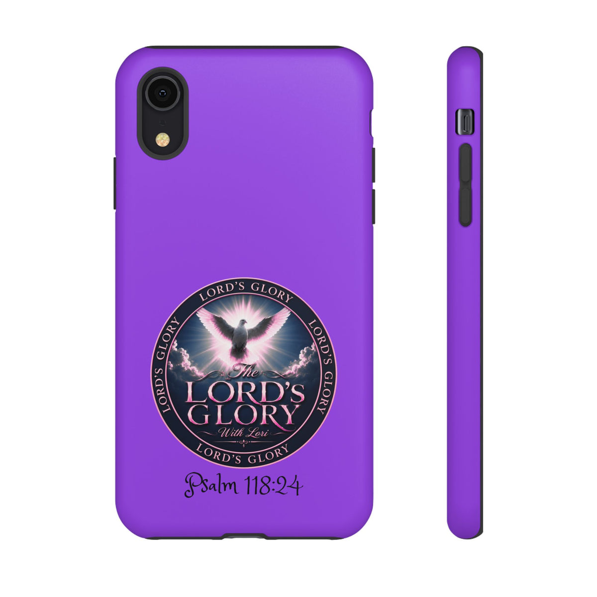Christian Phone Case – "Lord's Glory with Lori" Dove Design Tough Case (Protective Phone Cover)