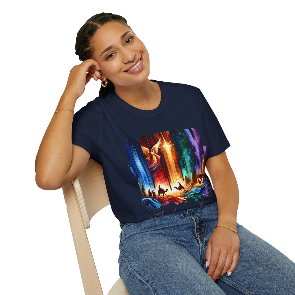 Vibrant Fantasy T-Shirt, Colorful Graphic Tee, Unisex Art Shirt, Great Gift for Fans, Unique Casual Wear, The King is Born Shirt