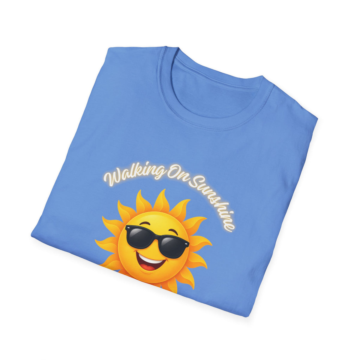 Sunshine Smiles T-Shirt — Sunglasses Sun with Psalm 118:24 Inspirational Tee