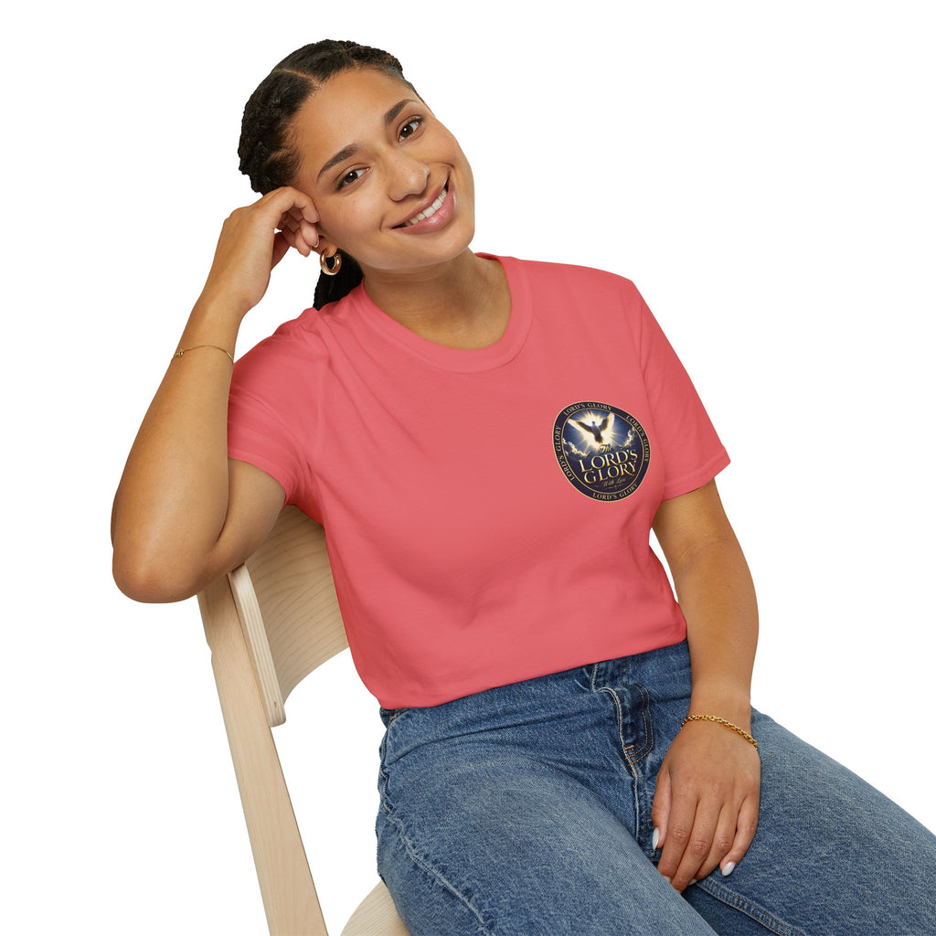 Lord's Glory with Lori Dove T‑Shirt — Christian Faith Logo Tee