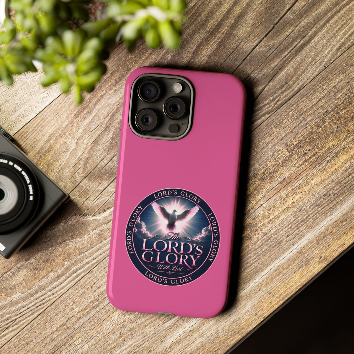 Christian Phone Case – "Lord's Glory with Lori" Dove Design Tough Case (Protective Phone Cover)