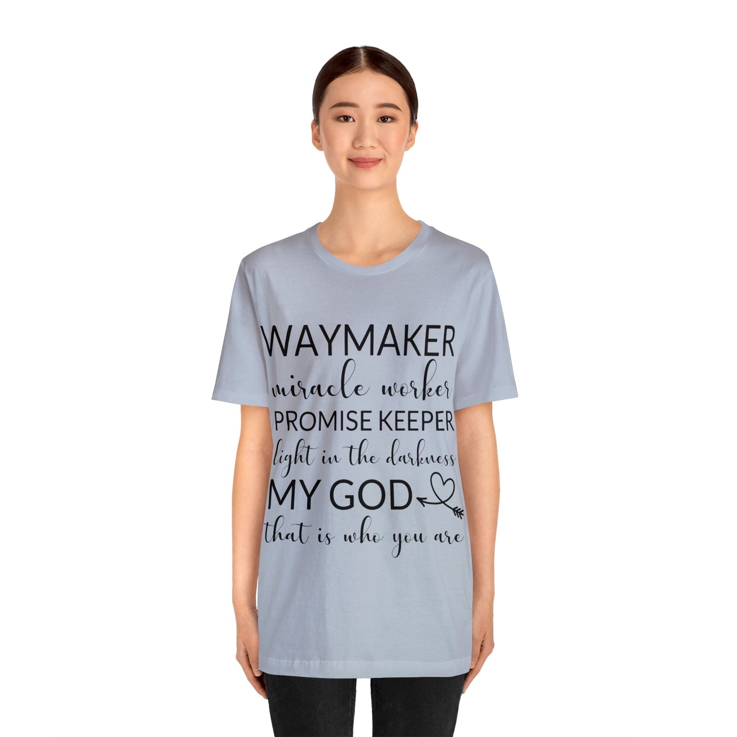 Waymaker Promise Keeper Light in the Darkness - Unisex Jersey Short Sleeve Tee