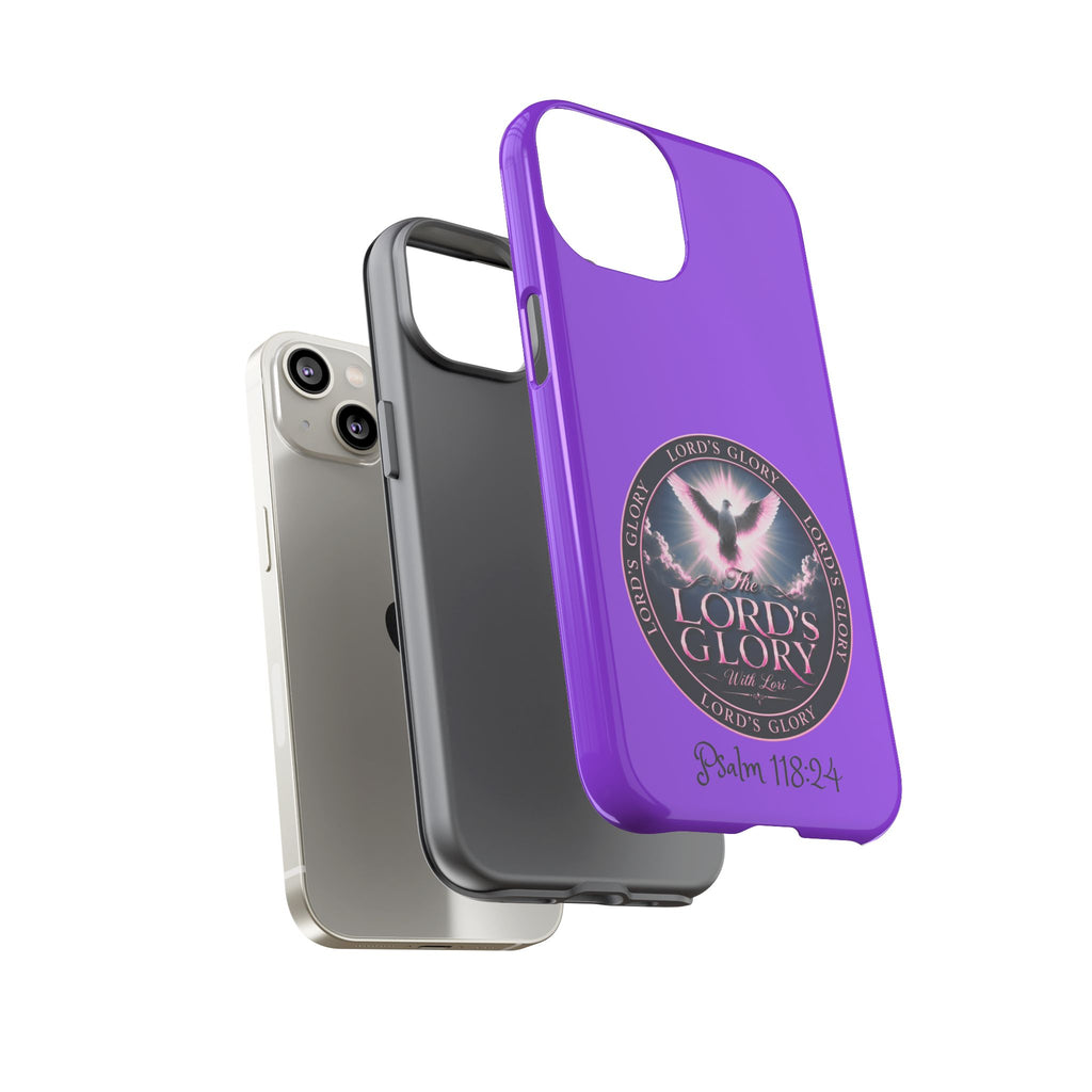 Christian Phone Case – "Lord's Glory with Lori" Dove Design Tough Case (Protective Phone Cover)