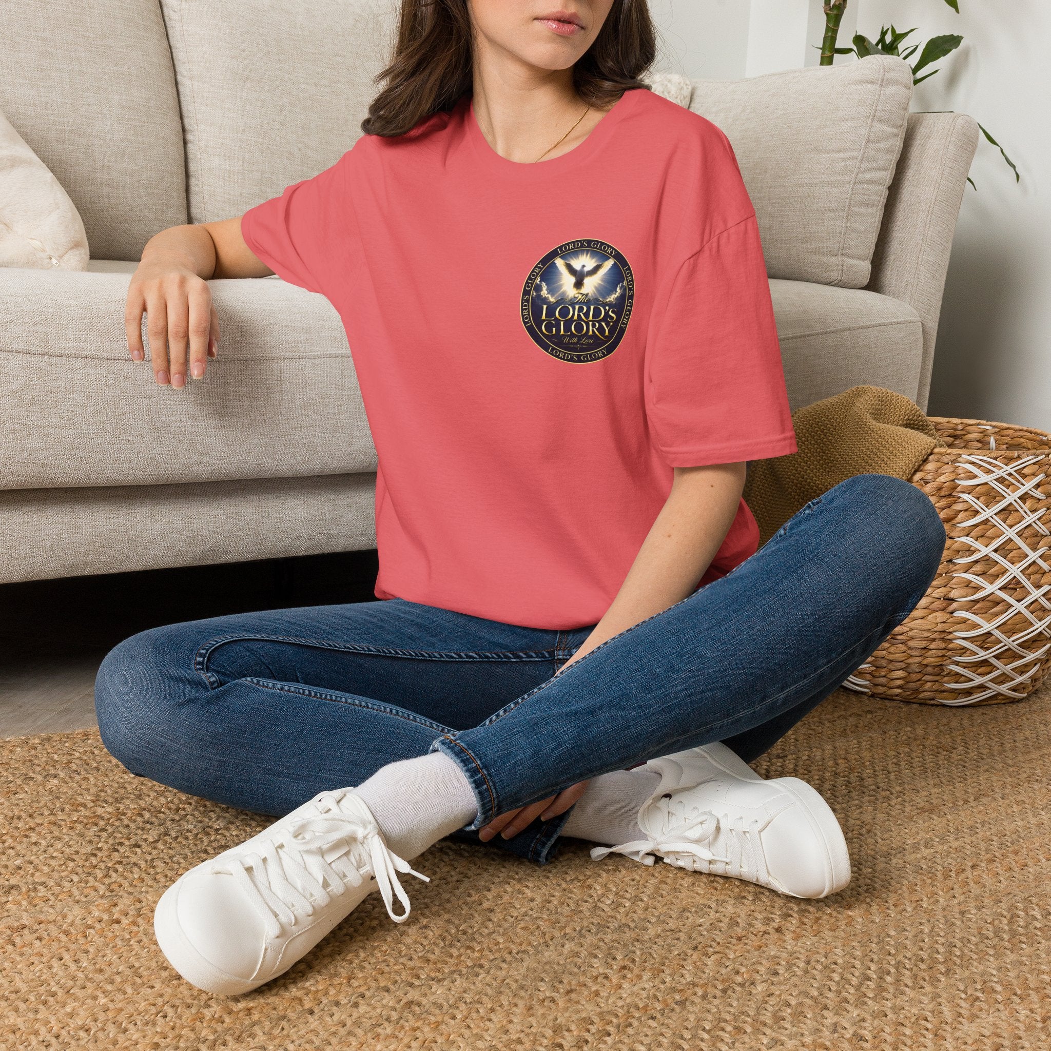 Lord's Glory with Lori Dove T‑Shirt — Christian Faith Logo Tee