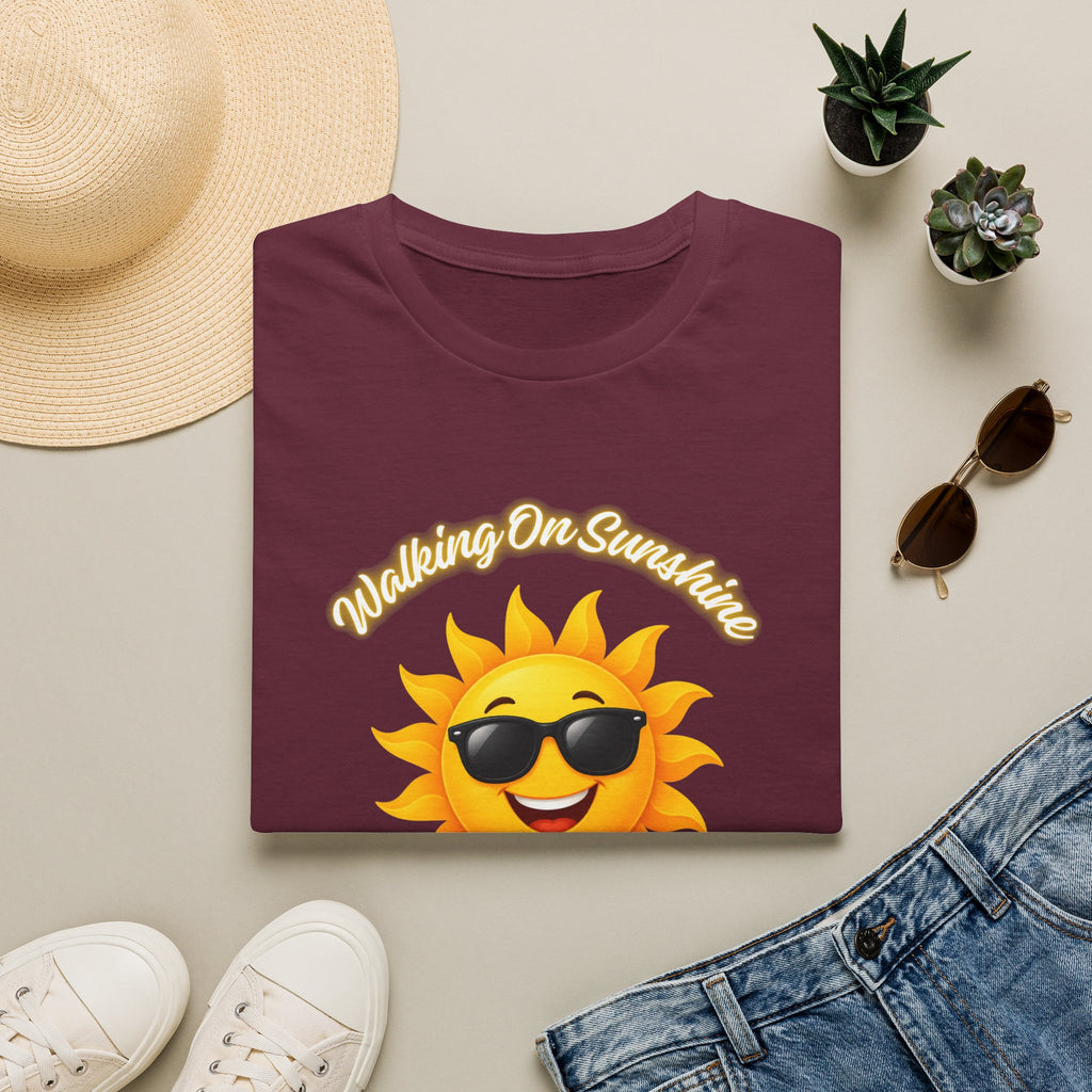 Sunshine Smiles T-Shirt — Sunglasses Sun with Psalm 118:24 Inspirational Tee