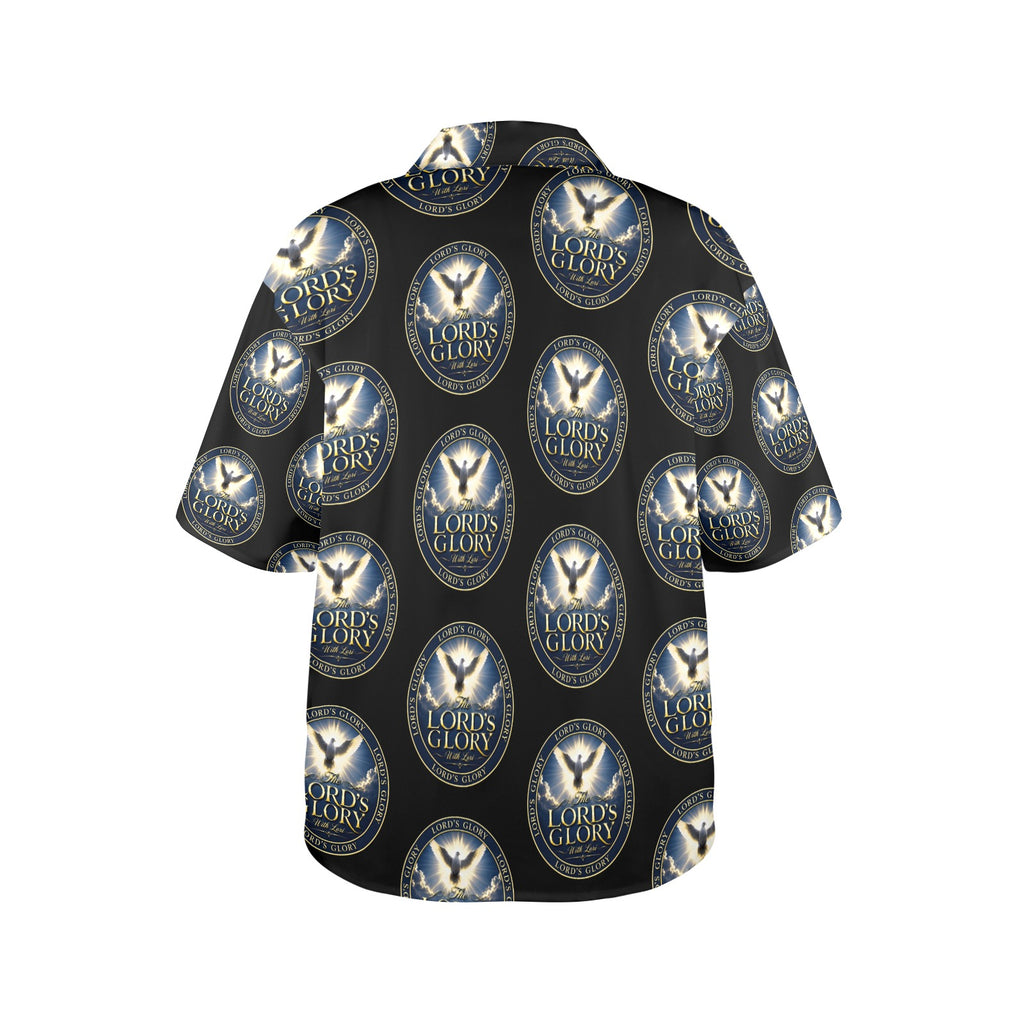 Lords Glory with Lori Women's All Over Print Hawaiian Shirt （Made in USA Ships to USA Only）