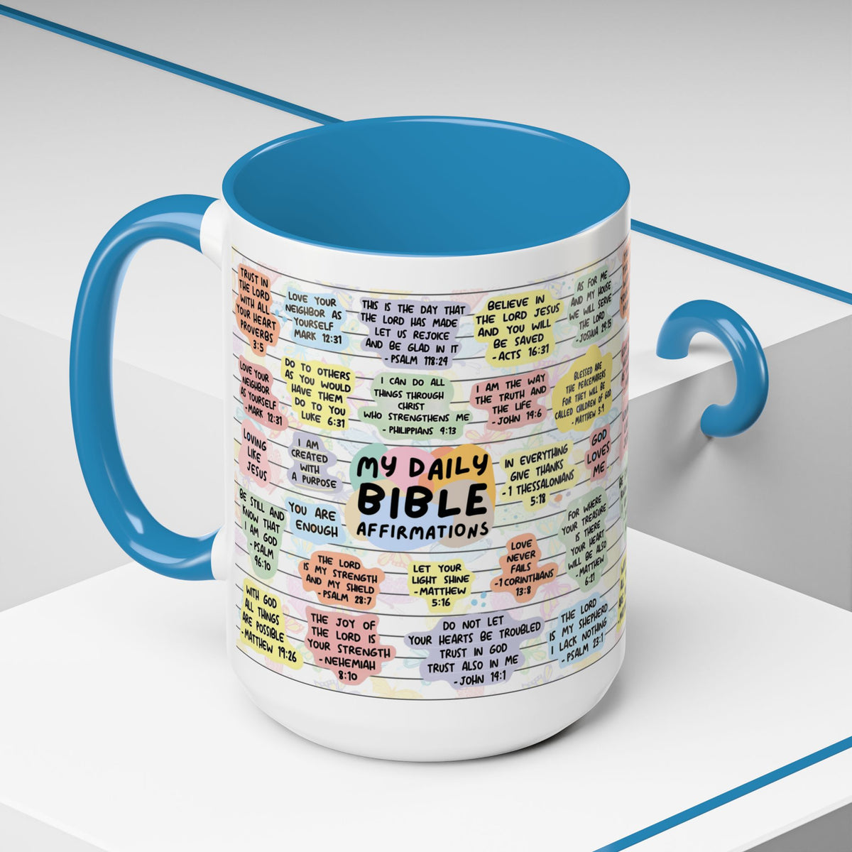 My Daily Bible Affirmations Coffee Mug 15oz/11oz