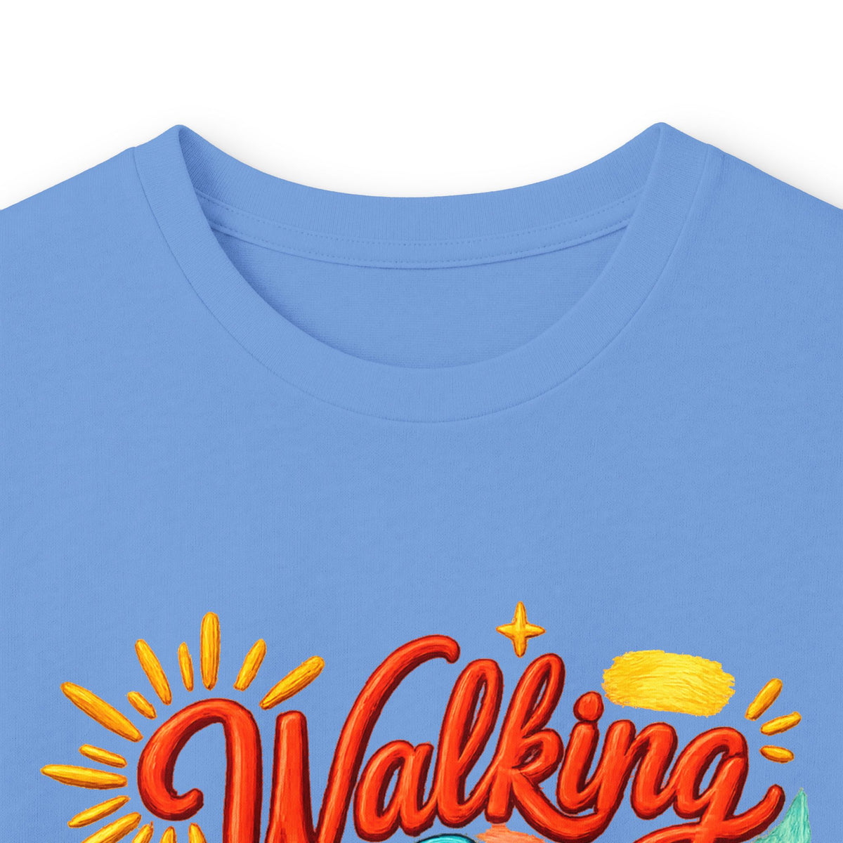 “Walking on Faith and Sunshine” Floral Long Sleeve Tee