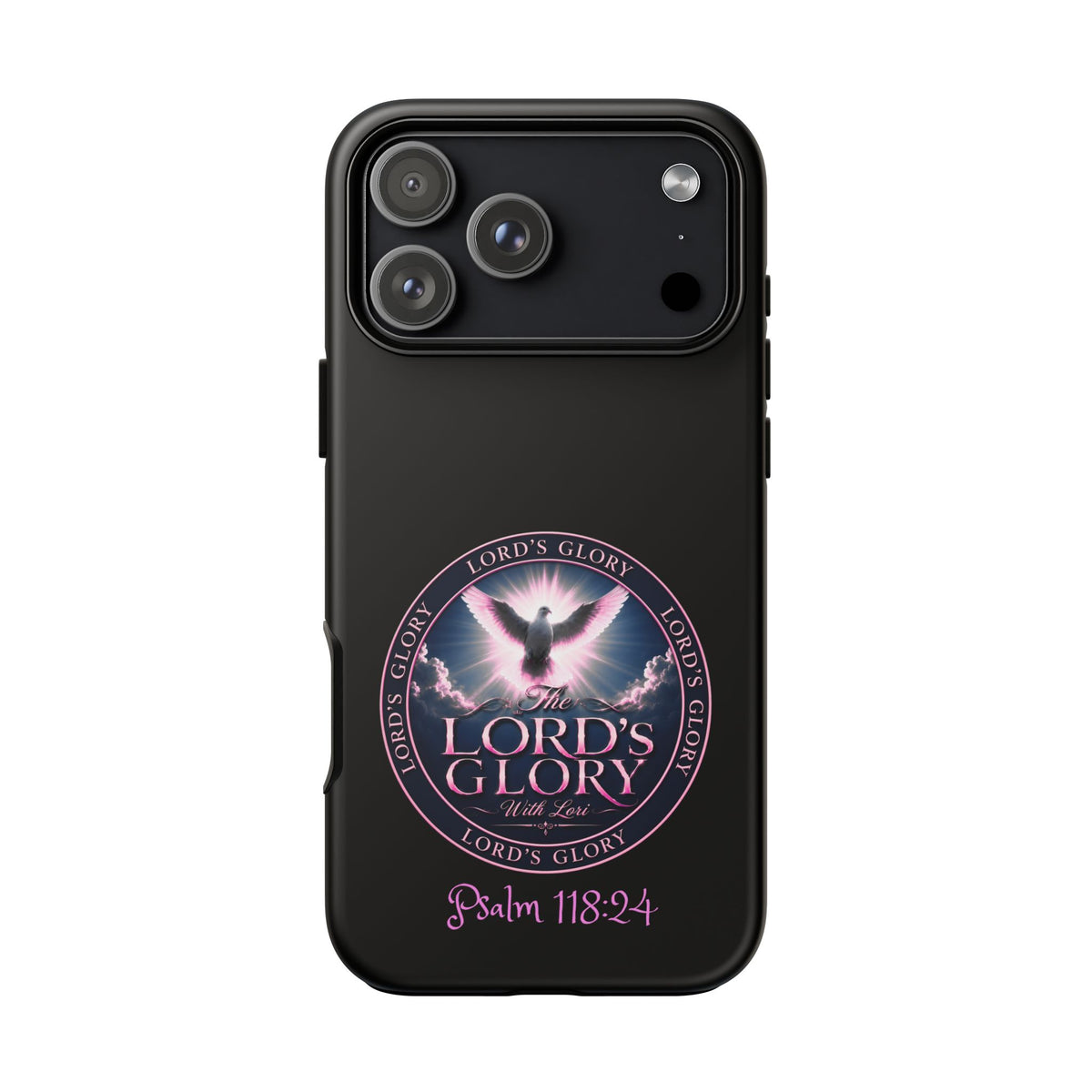Christian Phone Case – "Lord's Glory with Lori" Dove Design Tough Case (Protective Phone Cover)