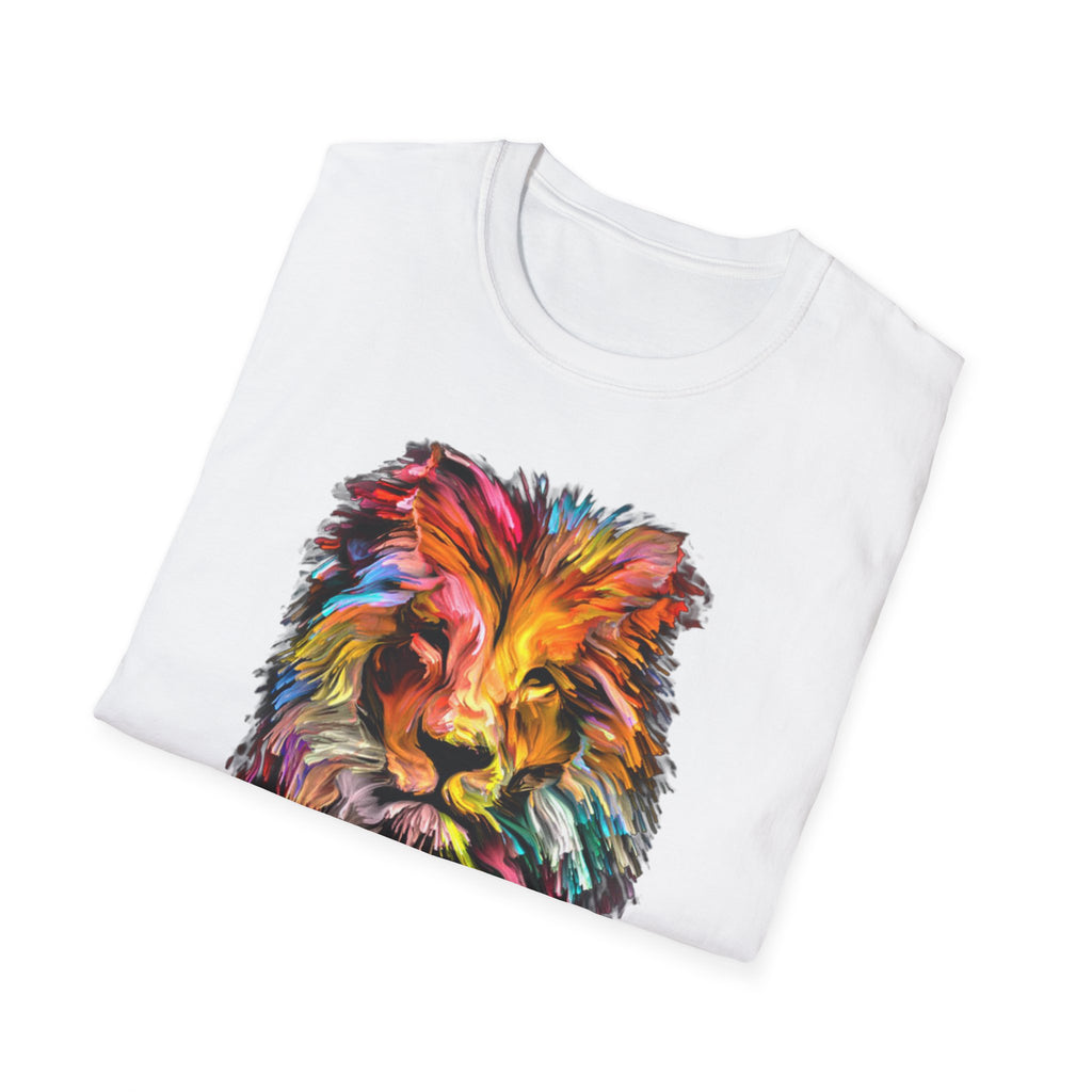 Lion of Judah Colorful Lion T-Shirt — "The Lion of Judah / Aryeh Yehudah" Graphic Tee