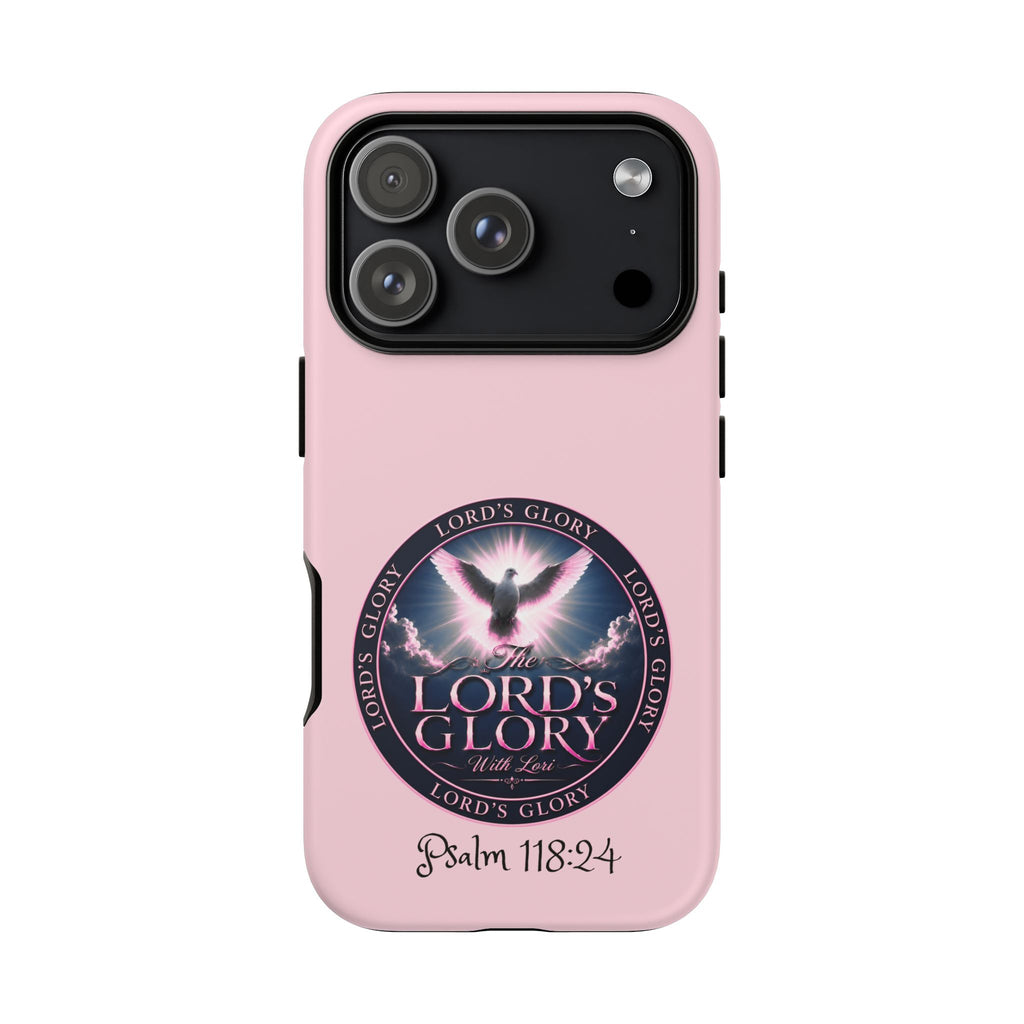 Christian Phone Case – "Lord's Glory with Lori" Dove Design Tough Case (Protective Phone Cover)