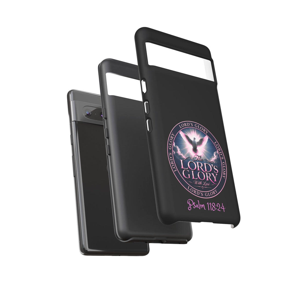 Christian Phone Case – "Lord's Glory with Lori" Dove Design Tough Case (Protective Phone Cover)
