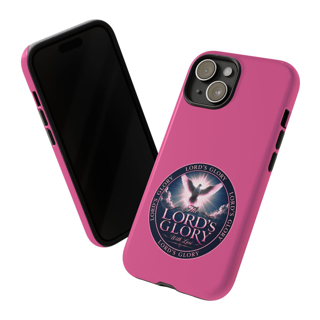 Christian Phone Case – "Lord's Glory with Lori" Dove Design Tough Case (Protective Phone Cover)