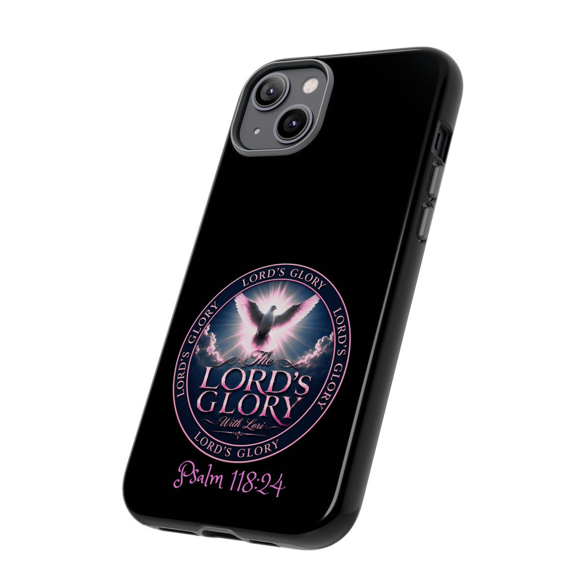 Christian Phone Case – "Lord's Glory with Lori" Dove Design Tough Case (Protective Phone Cover)