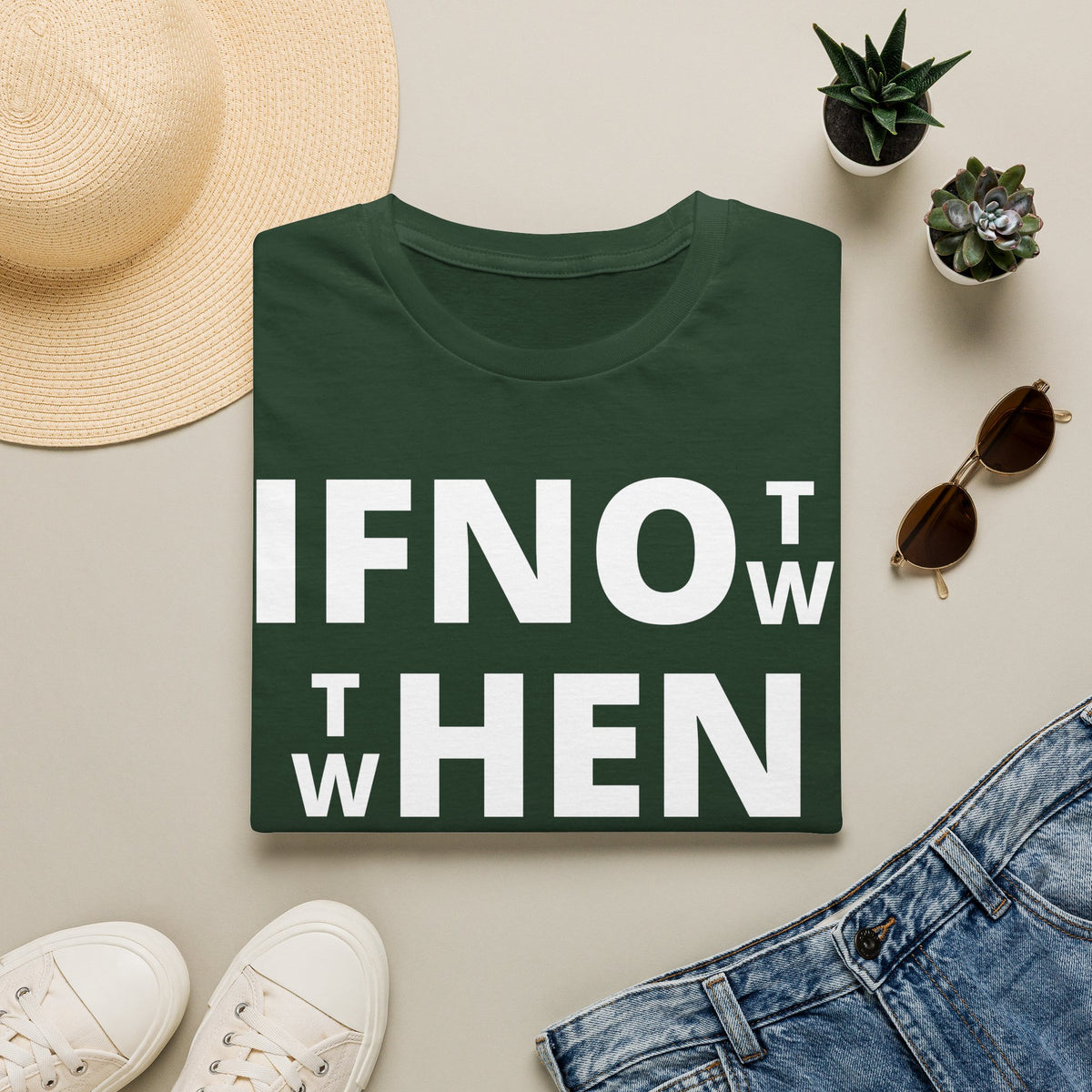If Not Now Then When T-Shirt | Isaiah 55:6 Christian Faith Tee