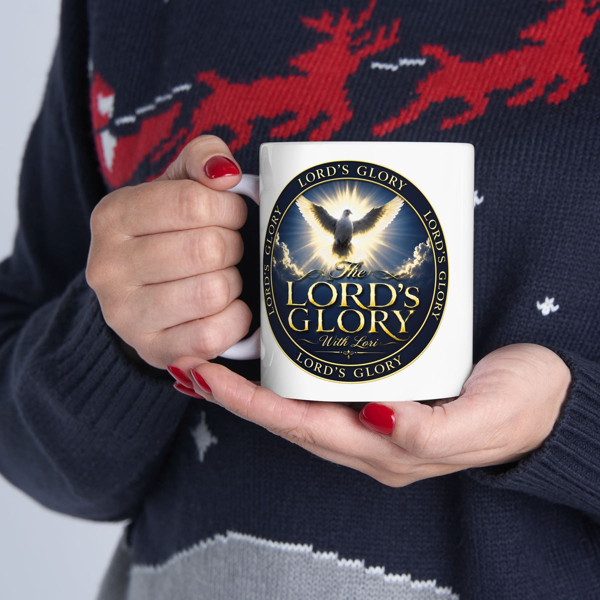 Lords Glory with Lori  Faith Coffee Mug — "To God Be The Glory" Ceramic Christian Gift (11oz/15oz)