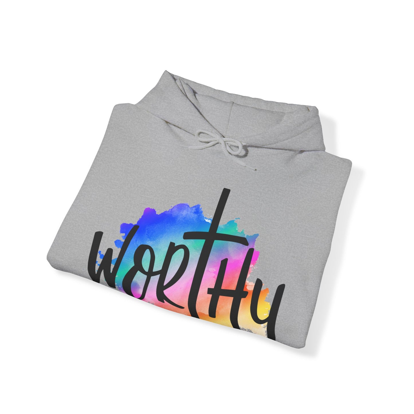 Worthy Worthy Worthy - Unisex Heavy Blend Hooded Sweatshirt