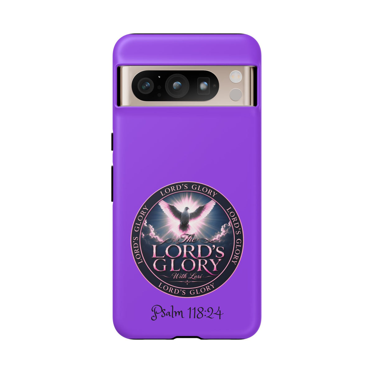 Christian Phone Case – "Lord's Glory with Lori" Dove Design Tough Case (Protective Phone Cover)