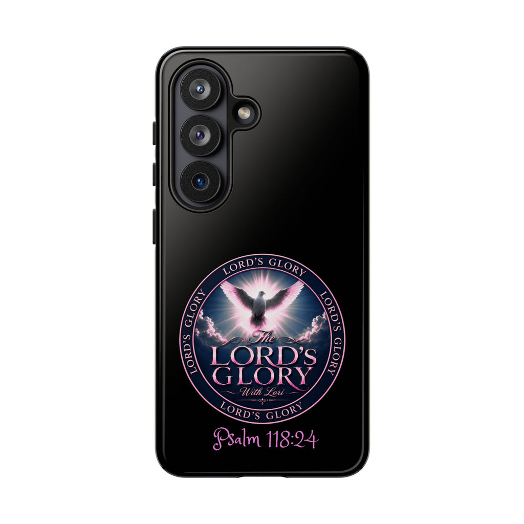 Christian Phone Case – "Lord's Glory with Lori" Dove Design Tough Case (Protective Phone Cover)