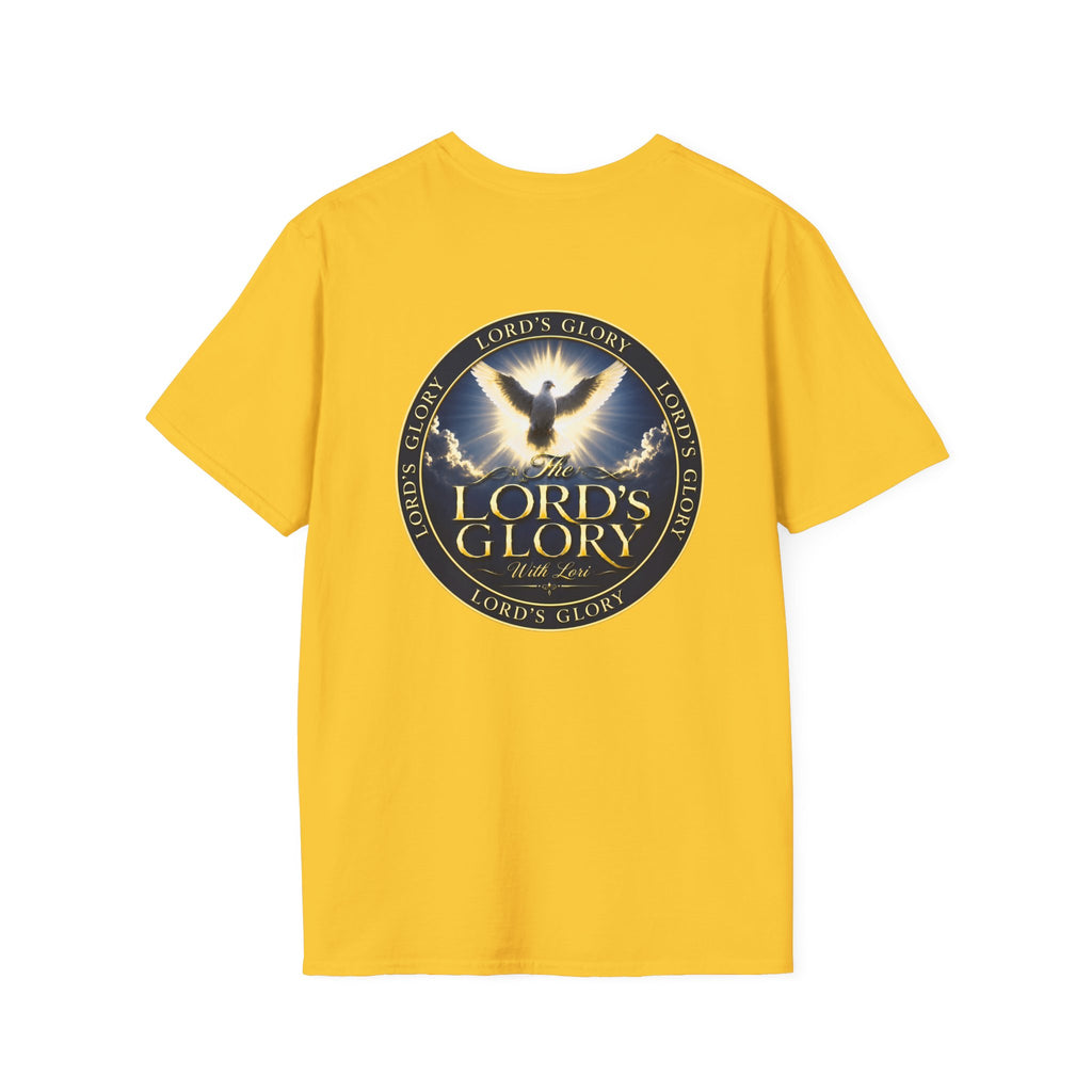Lord's Glory with Lori Dove T‑Shirt — Christian Faith Logo Tee