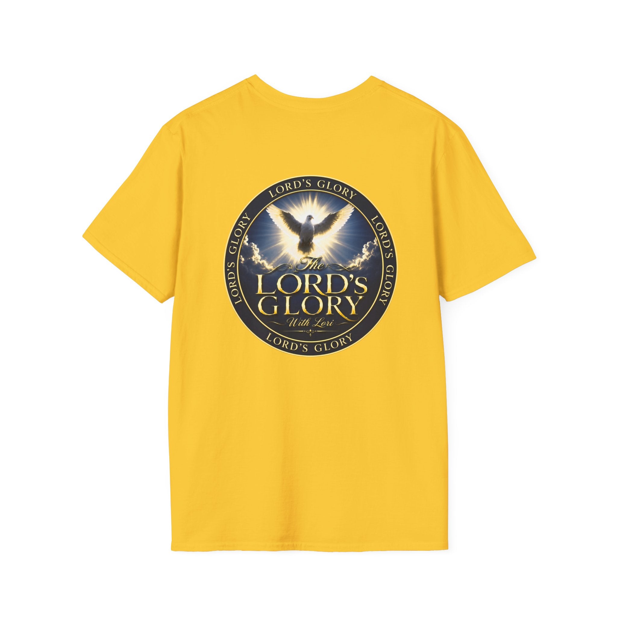 Lord's Glory with Lori Dove T‑Shirt — Christian Faith Logo Tee
