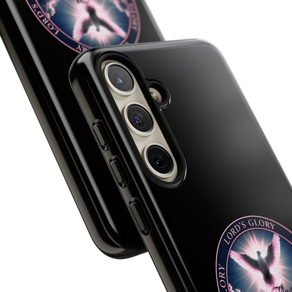 Christian Phone Case – "Lord's Glory with Lori" Dove Design Tough Case (Protective Phone Cover)