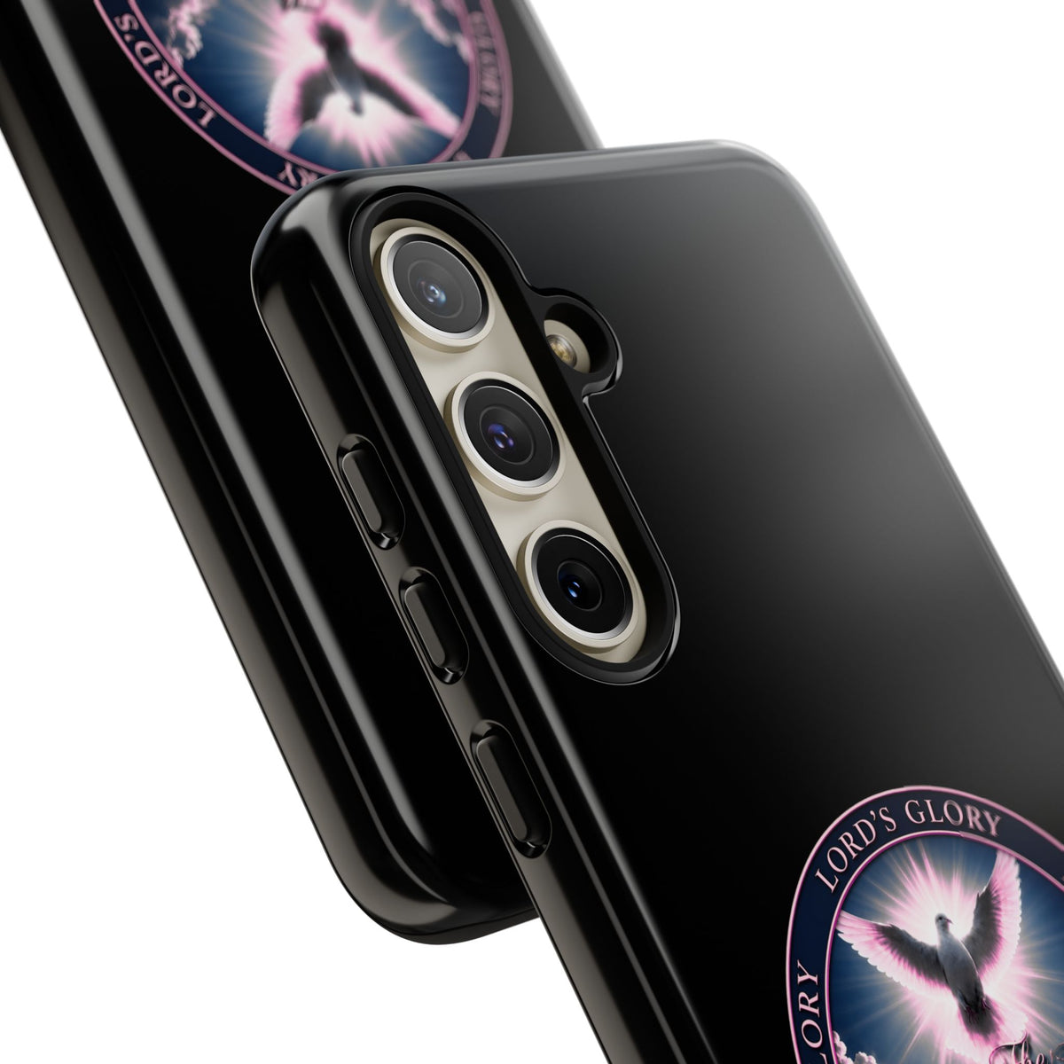 Christian Phone Case – "Lord's Glory with Lori" Dove Design Tough Case (Protective Phone Cover)