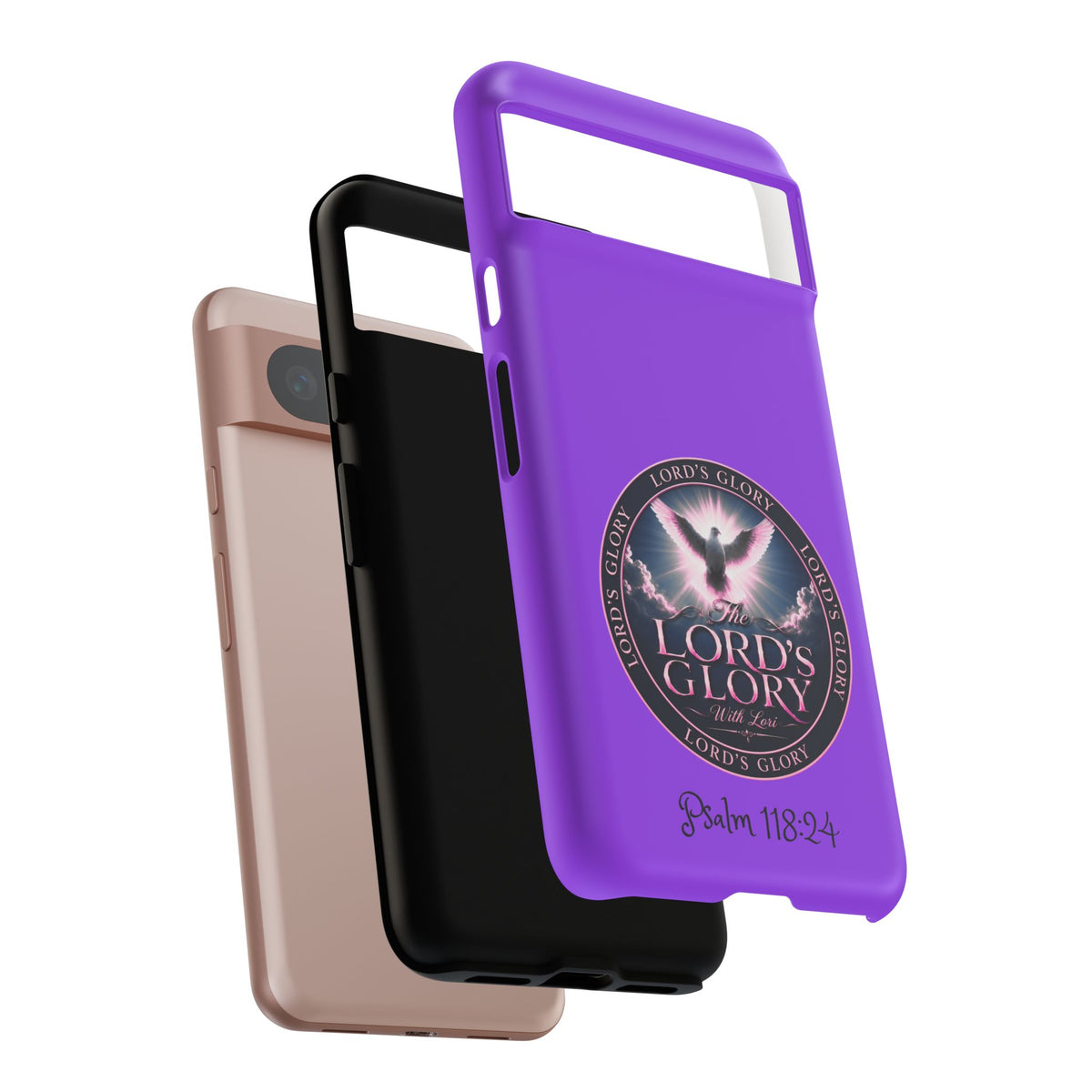 Christian Phone Case – "Lord's Glory with Lori" Dove Design Tough Case (Protective Phone Cover)