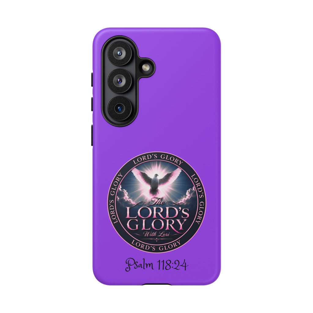 Christian Phone Case – "Lord's Glory with Lori" Dove Design Tough Case (Protective Phone Cover)
