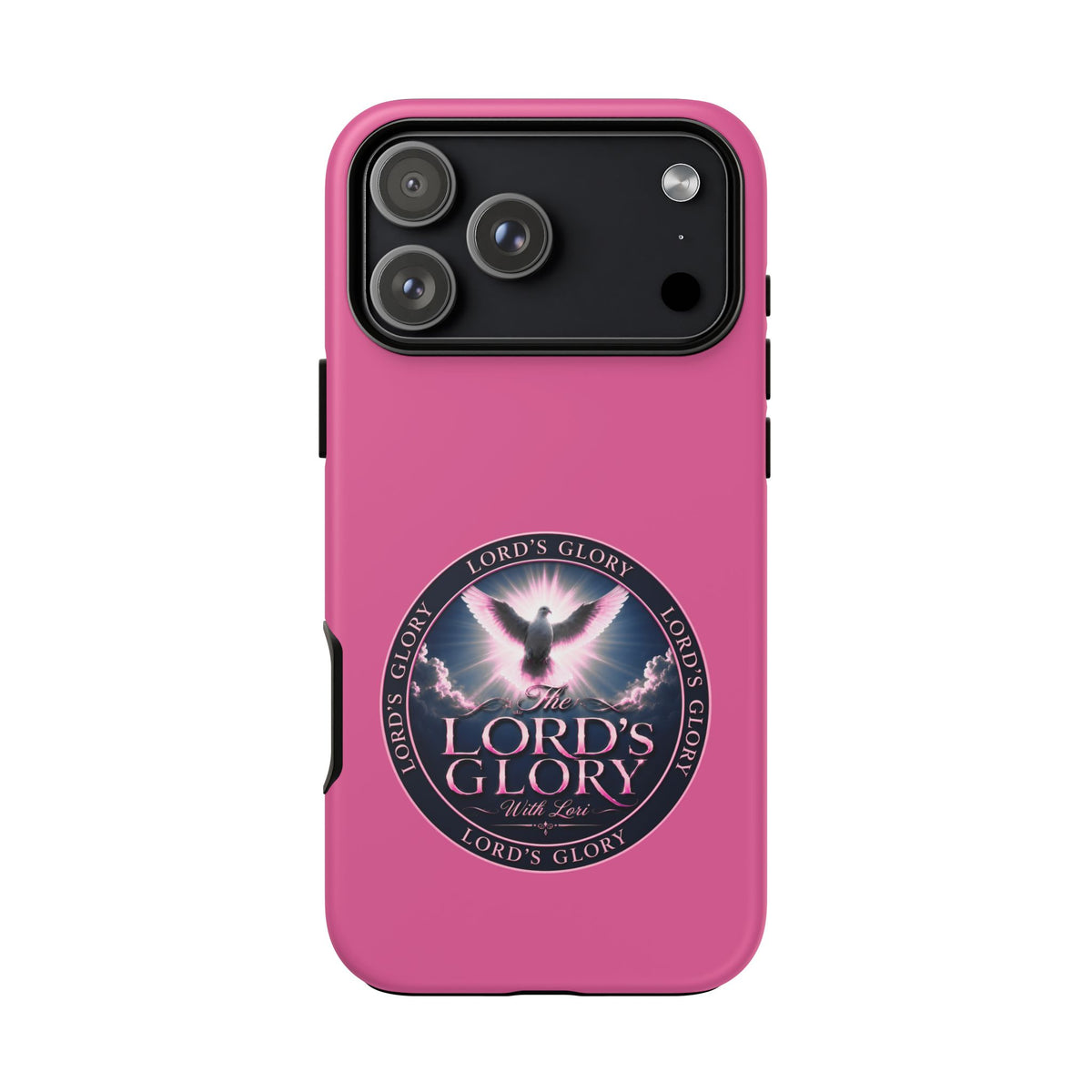 Christian Phone Case – "Lord's Glory with Lori" Dove Design Tough Case (Protective Phone Cover)