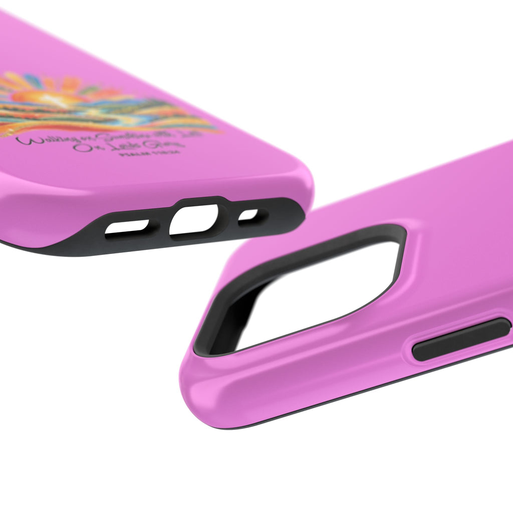 Magnetic Phone Case – “Walking on Sunshine with Lords Glory” Sunrise Design