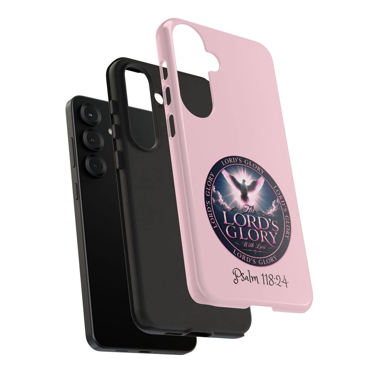 Christian Phone Case – "Lord's Glory with Lori" Dove Design Tough Case (Protective Phone Cover)