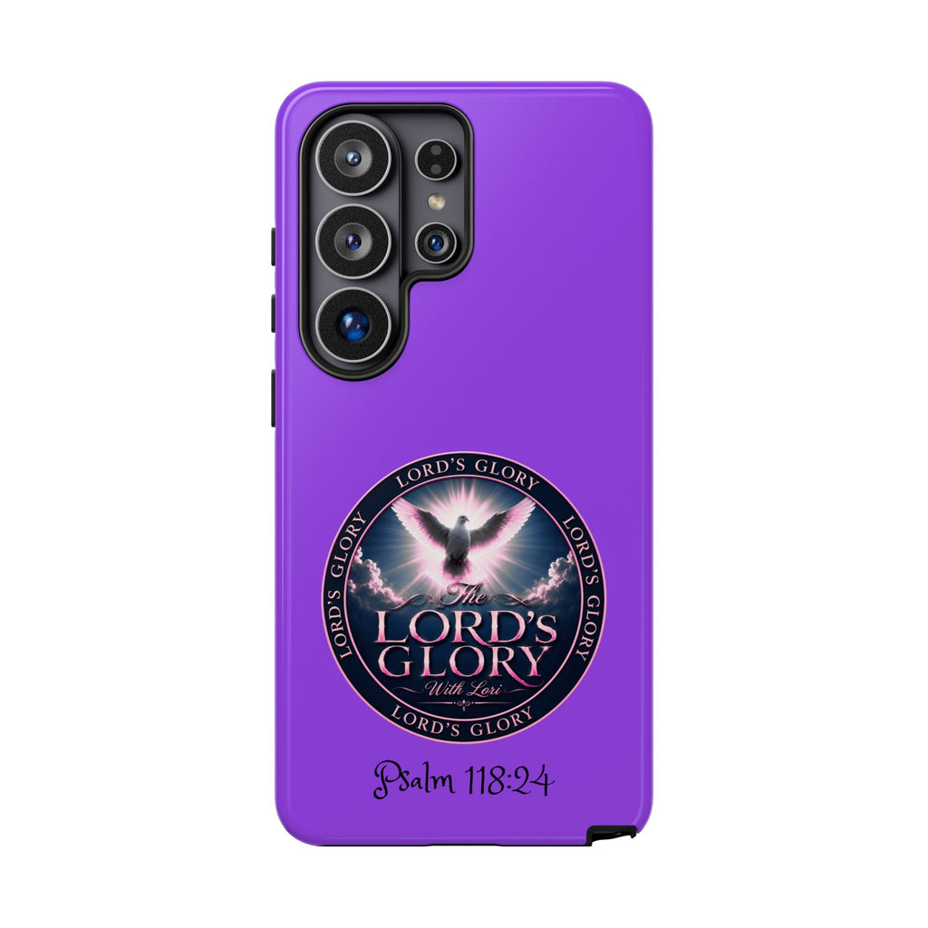 Christian Phone Case – "Lord's Glory with Lori" Dove Design Tough Case (Protective Phone Cover)
