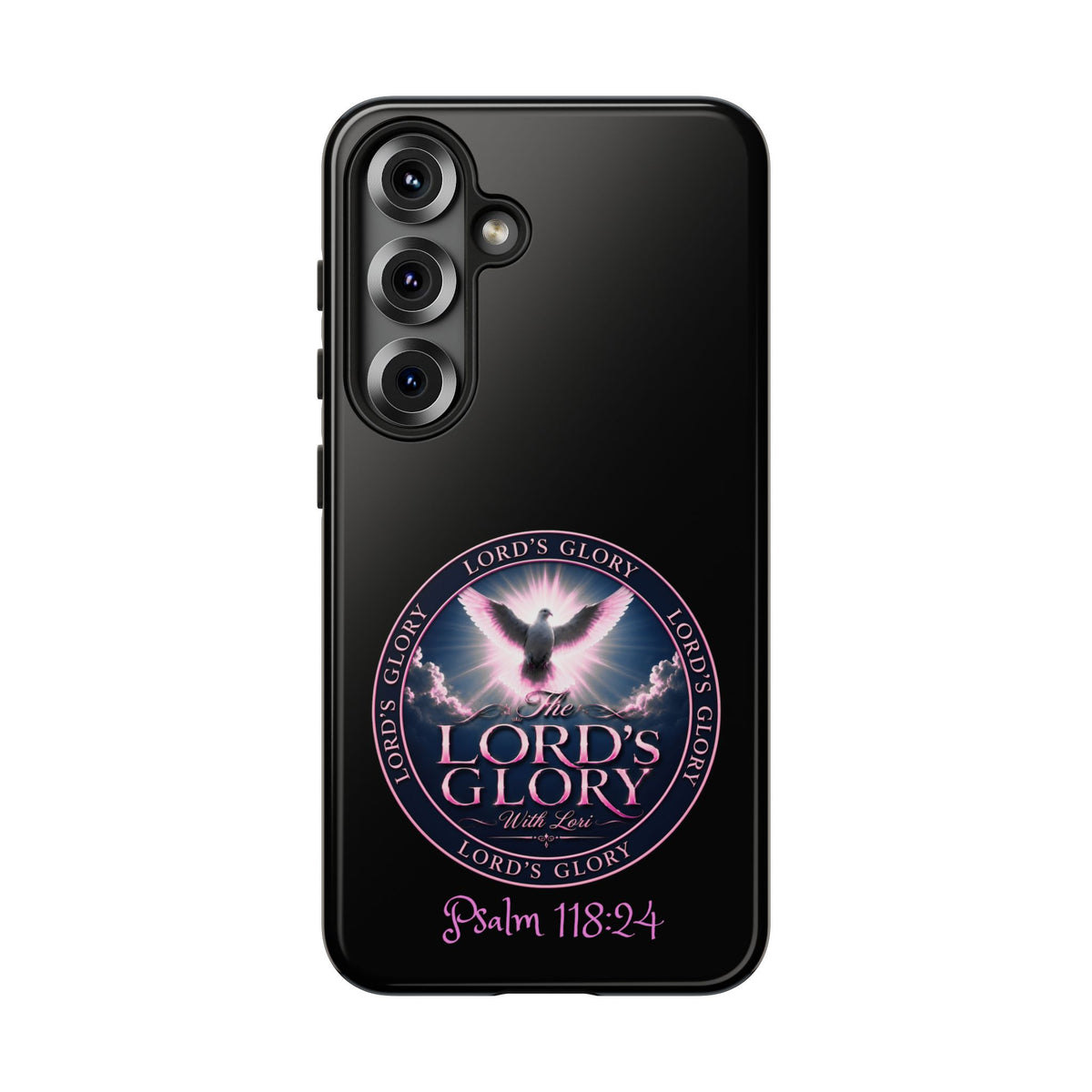 Christian Phone Case – "Lord's Glory with Lori" Dove Design Tough Case (Protective Phone Cover)
