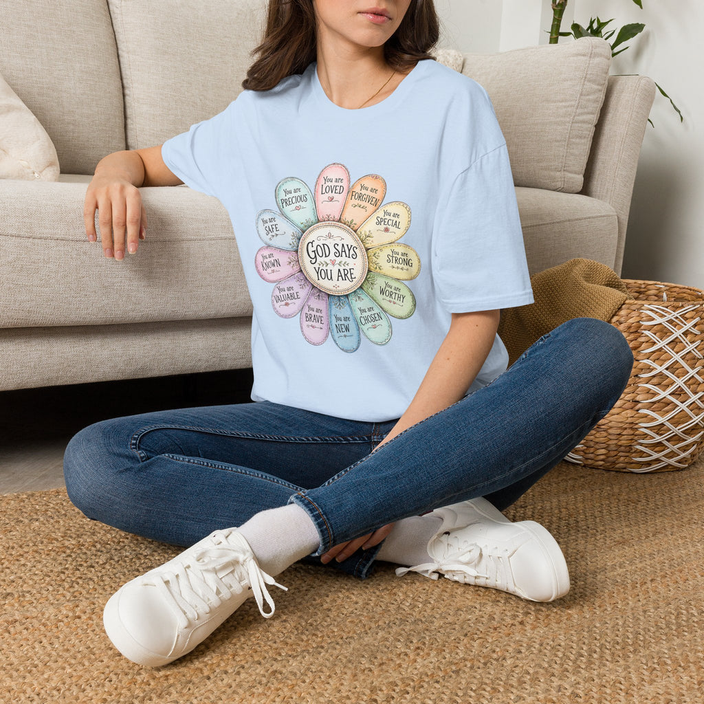 God Says You Are Loved Inspirational Christian T-Shirt