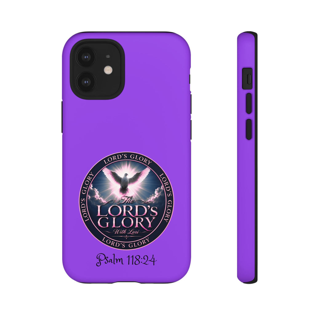 Christian Phone Case – "Lord's Glory with Lori" Dove Design Tough Case (Protective Phone Cover)