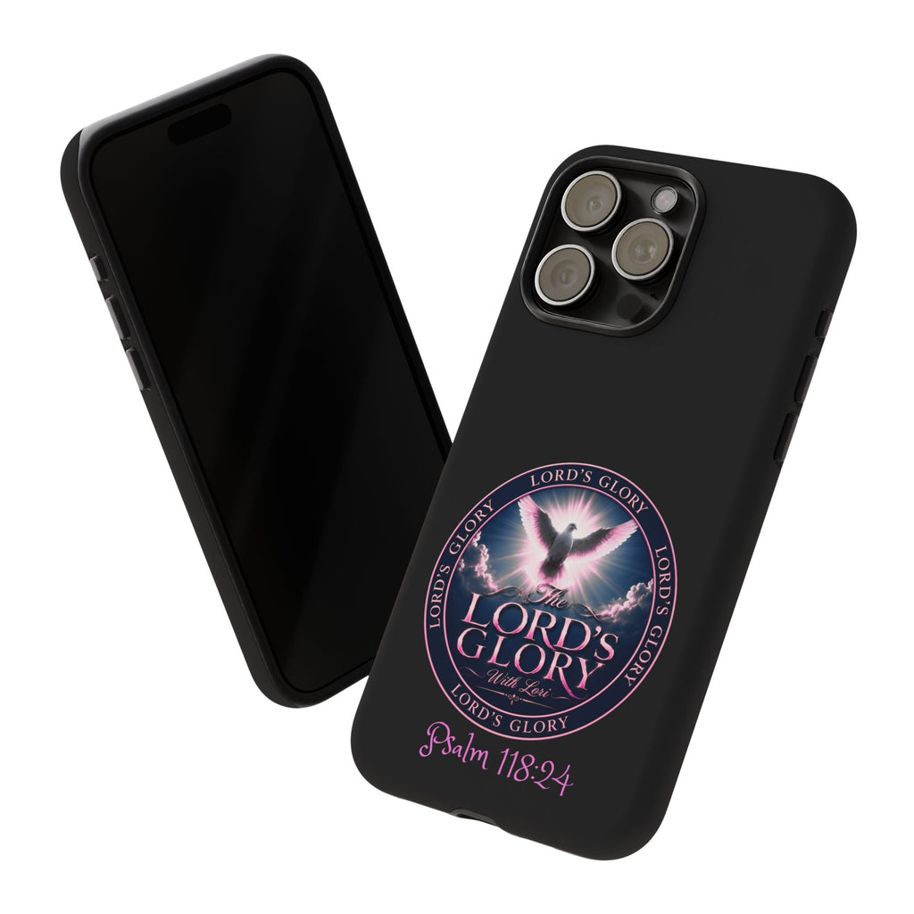 Christian Phone Case – "Lord's Glory with Lori" Dove Design Tough Case (Protective Phone Cover)