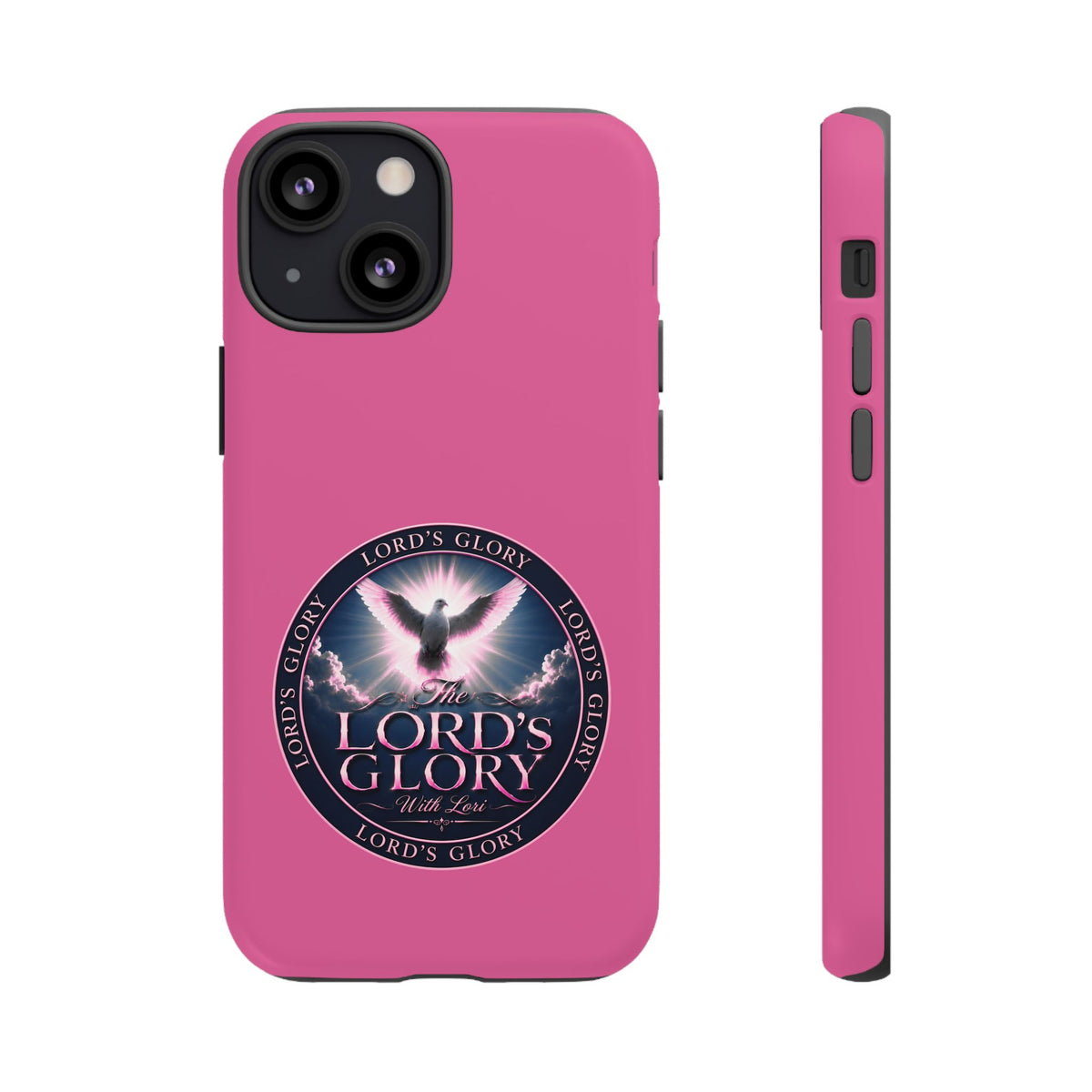 Christian Phone Case – "Lord's Glory with Lori" Dove Design Tough Case (Protective Phone Cover)