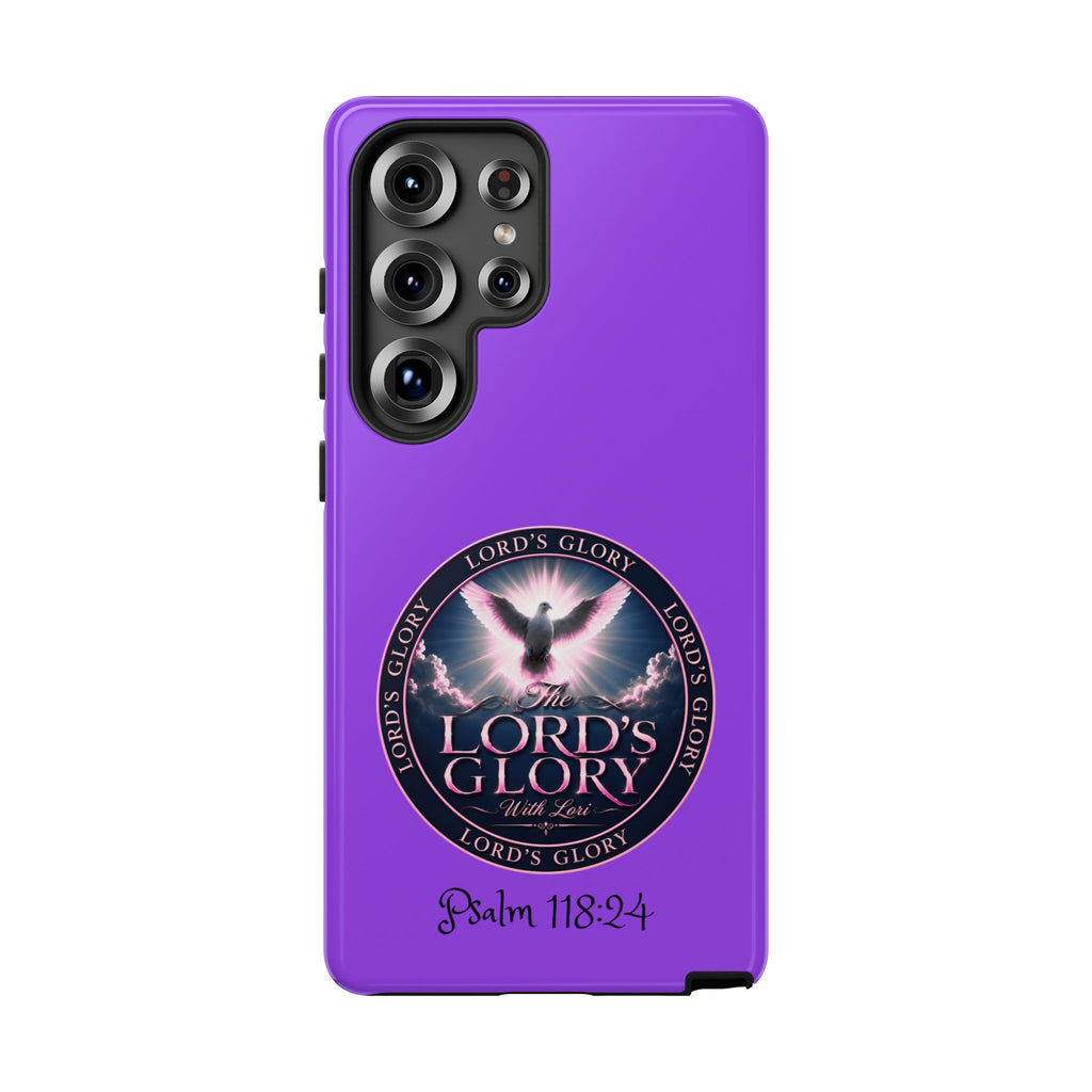 Christian Phone Case – "Lord's Glory with Lori" Dove Design Tough Case (Protective Phone Cover)