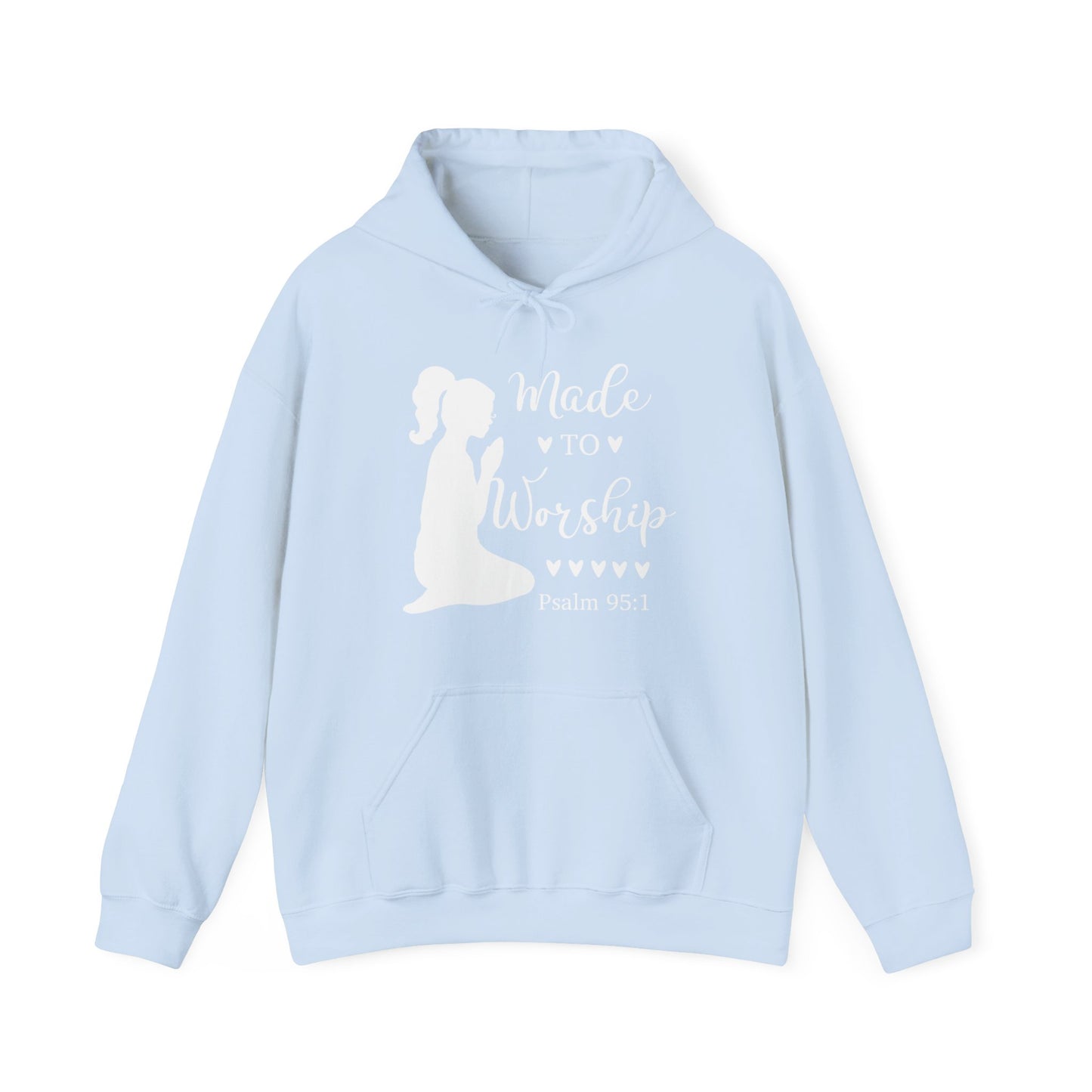 Made to Worship - Woman's Heavy Blend Hooded Sweatshirt