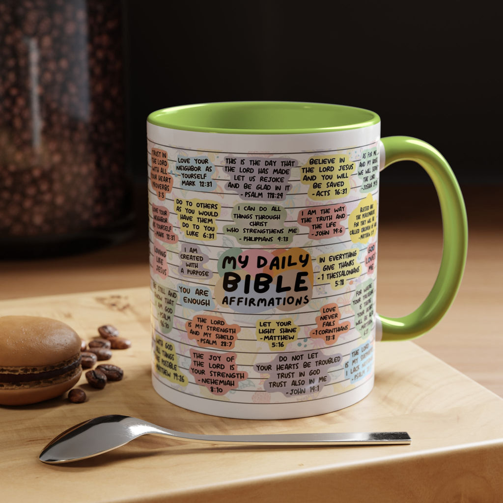 My Daily Bible Affirmations Coffee Mug 15oz/11oz