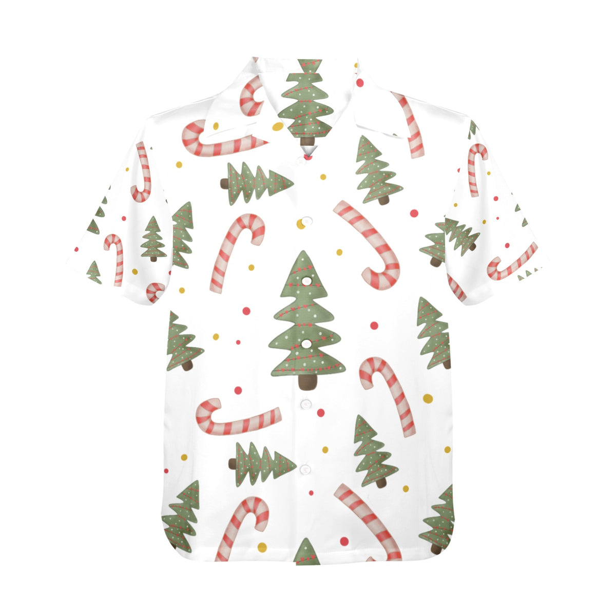 Men's All Over Print Christmas Shirt Made In USA Ships to USA Only