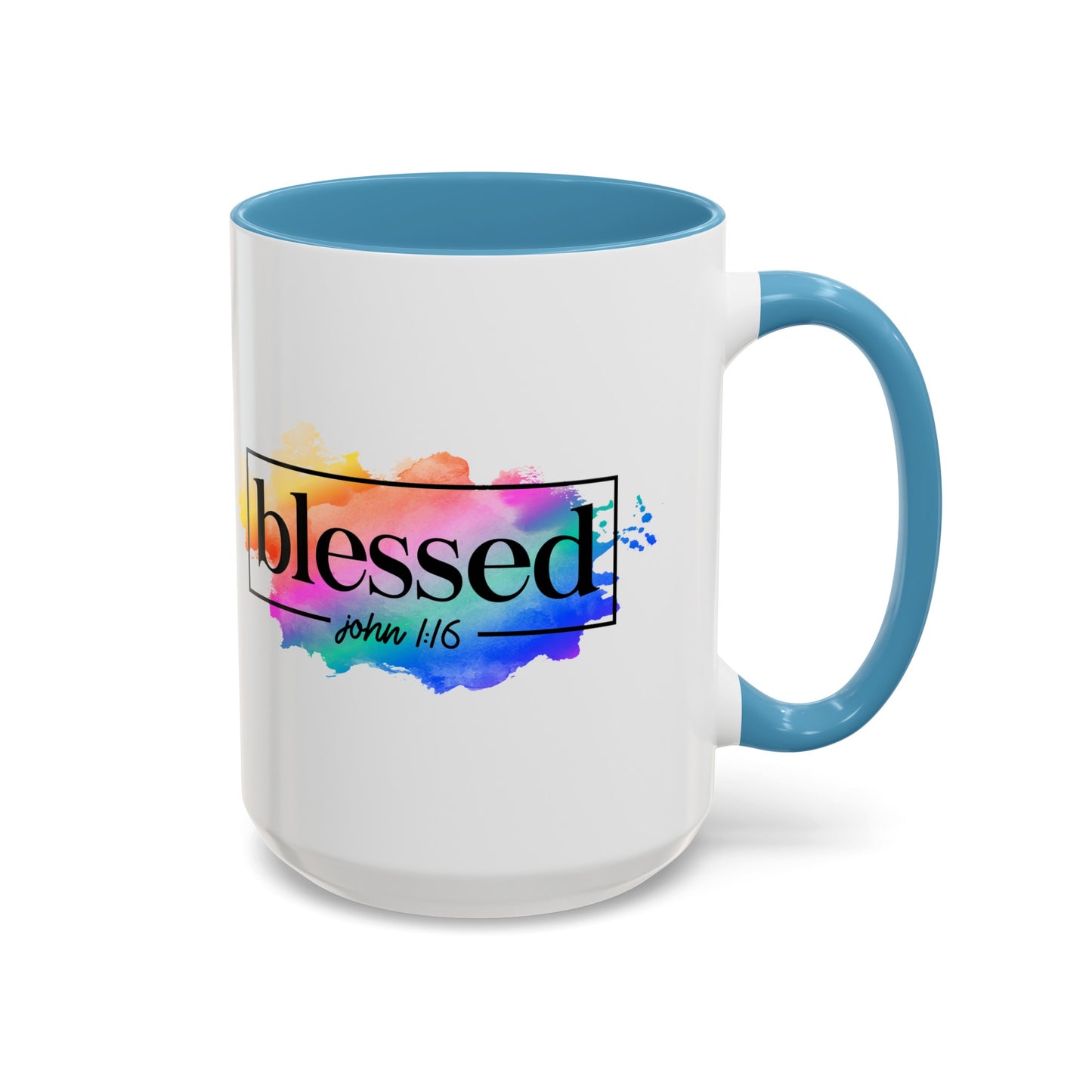 BLESSED - Accent Coffee Mug, 11oz 15oz