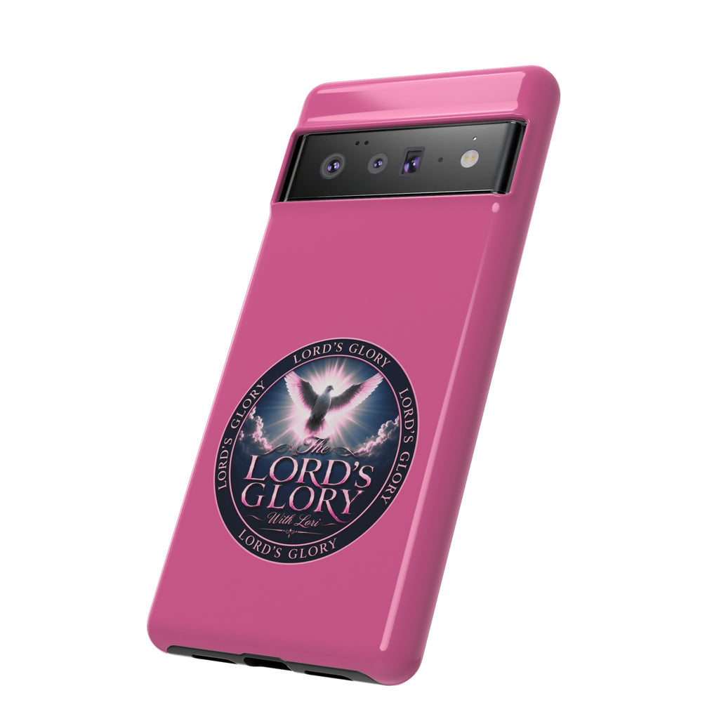 Christian Phone Case – "Lord's Glory with Lori" Dove Design Tough Case (Protective Phone Cover)